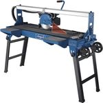 Scheppach Fliesenschneider FS3600 (900 W, Schnitthöhe 36mm, Trennscheibe- Ø 200mm, Tischgröße 1290 x 400mm, schwenkbarer Schneidkopf, Tauchfunktion, Wasserbehälter 30L)