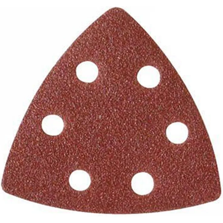 Silverline 218923 Delta-Klettschleifblätter, 90 mm, 10er-Pckg. 80er-Körnung