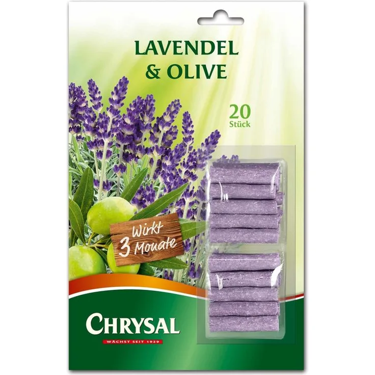 Chrysal Lavendel & Olive Düngestäbchen - 20 Stück