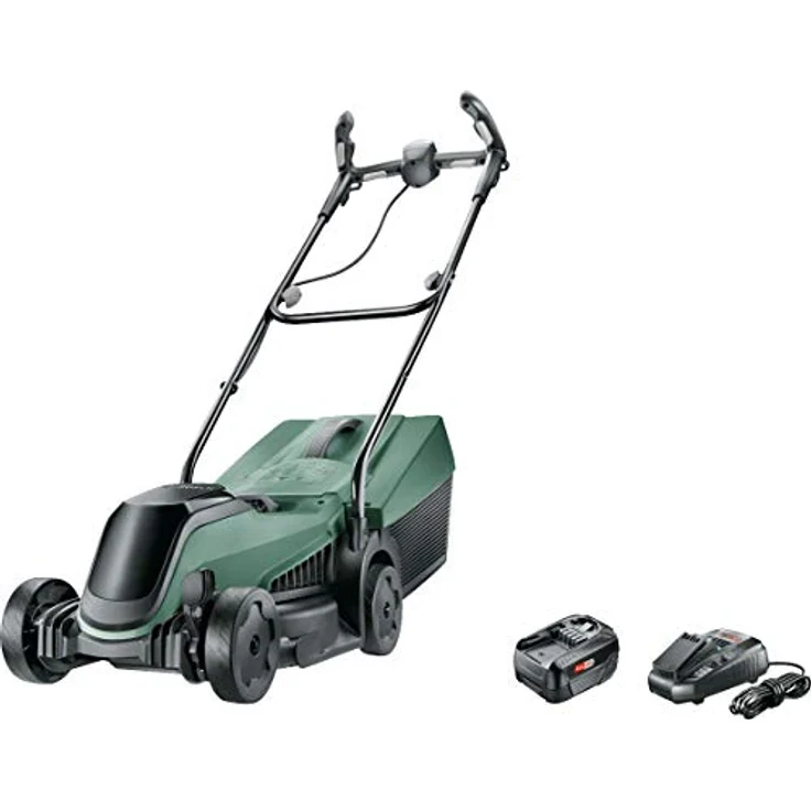Bosch Akku Rasenmäher CityMower 18 - 1 Akku, 18 Volt System, Rasenflächen bis 300 qm, im Karton - 0 600 8B9 A00, 32 cm Schnittbreite – Bild 1