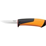 Fiskars Handwerkermesser mit Schleifstein rot - Fiskars