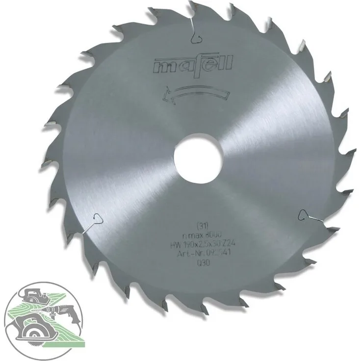 MAFELL Sägeblatt-HM 190 x 1,8-2,5 x 30 mm, Z 24, WZ, für KSP 65 Nr. 092541