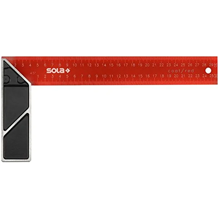Sola 56014401 Schreinerwinkel SRC 400'' rot beschichtet in schwarz – Bild 1