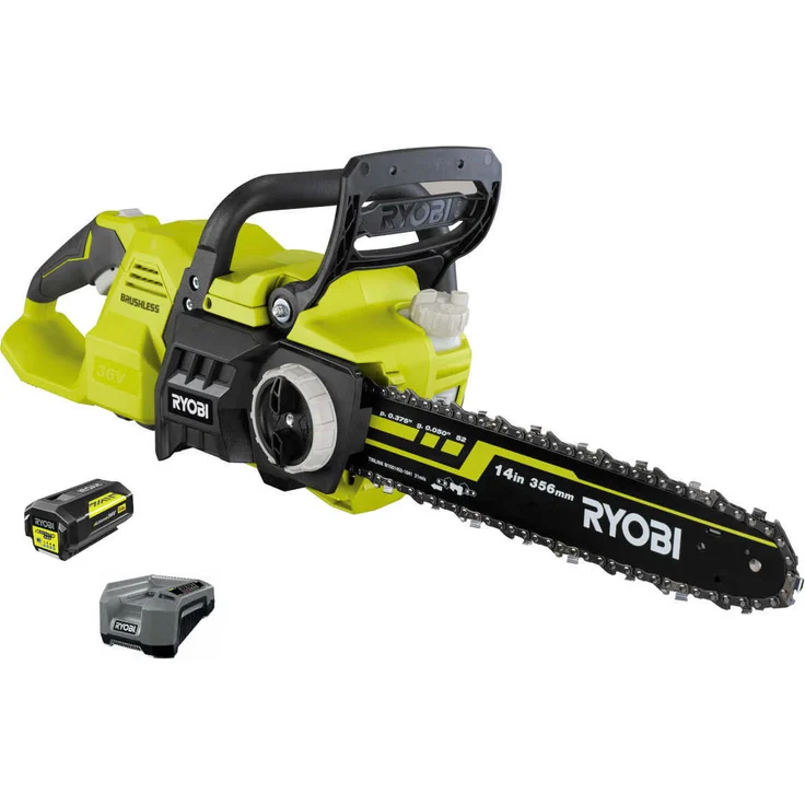 RYOBI RY36CSX35A-150 36 V Brushless Akku-Kettensäge mit Akku & Ladegerät | ec... - RYOBI – Bild 1