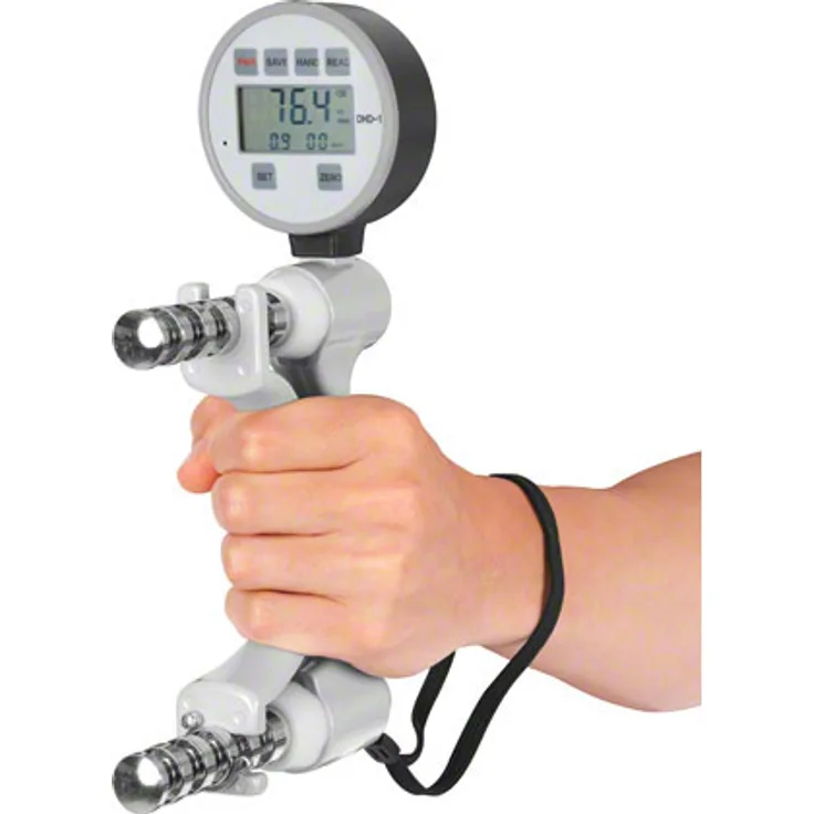Digitales Hand Dynamometer inkl. Tragekoffer, Handkraftmesser, Stärke Bewertung