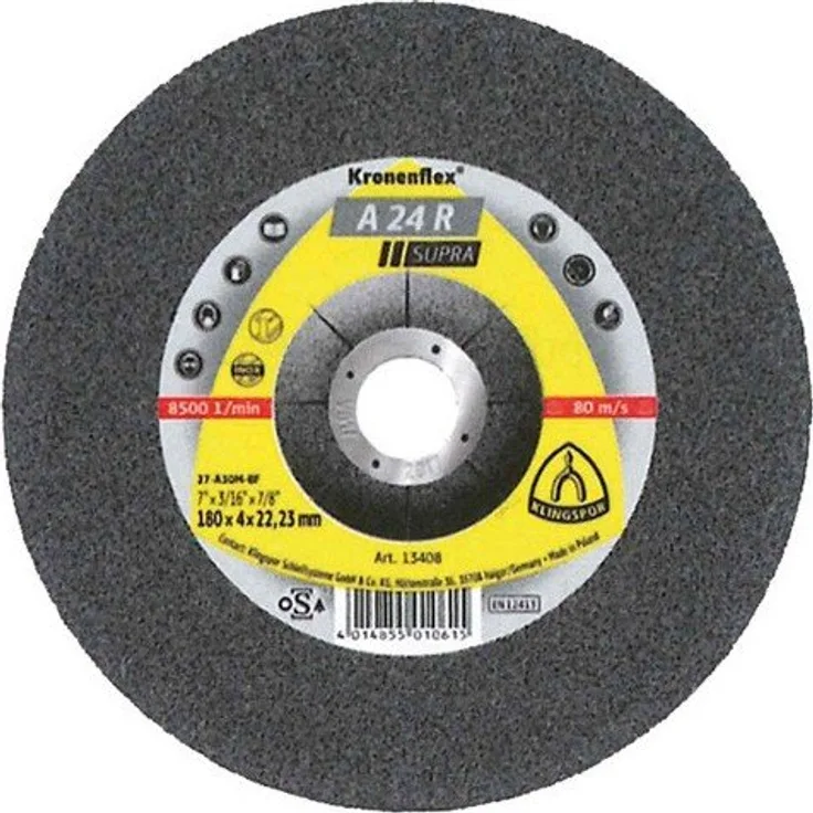 Klingspor KLI-6578-10 6578 A 24 R Schruppscheiben 100 x 6 x 16 mm gekröpft Inhalt: 10 Stück