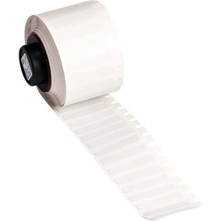 Brady PTL-4-719 Etikett, statisch ableitendes Polyimid, matt, 0,4 cm H x 0,4 cm W, Weiß, 500 Stück pro Rolle