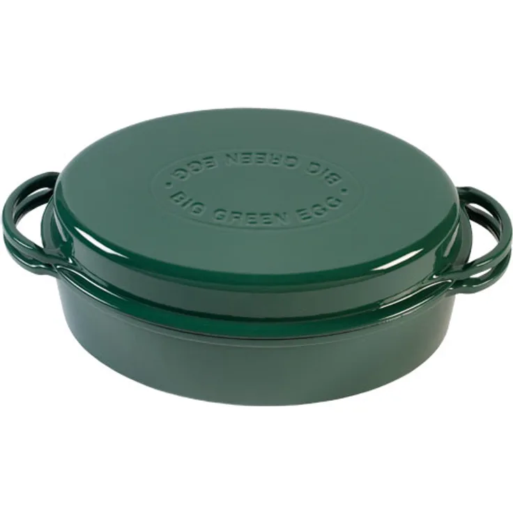 Big Green Egg Dutch Oven Grün oval