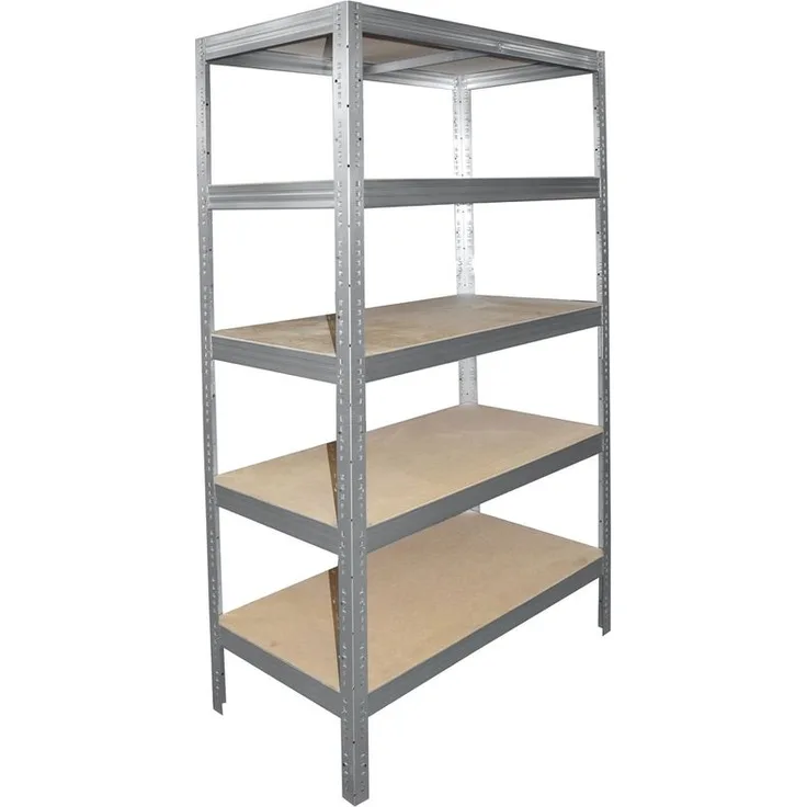PROFI Steckregal 200x80x40 cm verzinkt mit 5 Böden - Shelfplaza
