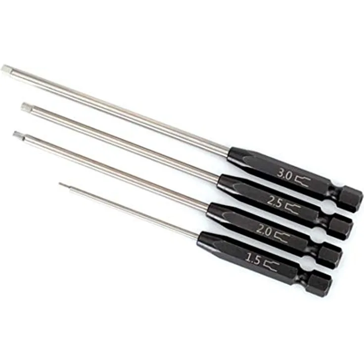 Speed-Bit Set, Innensechskant Gerade 4teilig 1/4Zoll