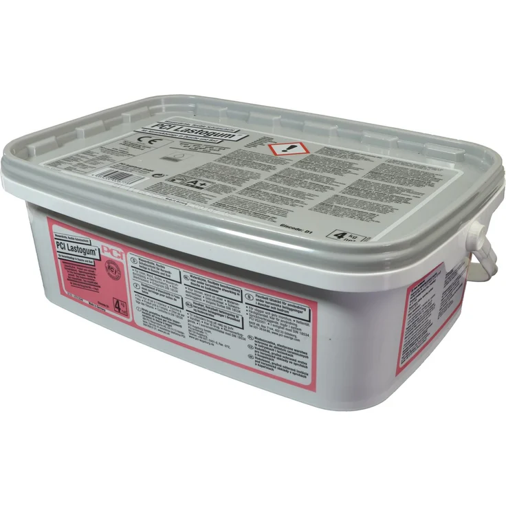 PCI Lastogum, wasserdichte, flexible Schutzschicht, Flächenabdichtung, lösemittelfrei, grau, 4 kg  – Bild 1