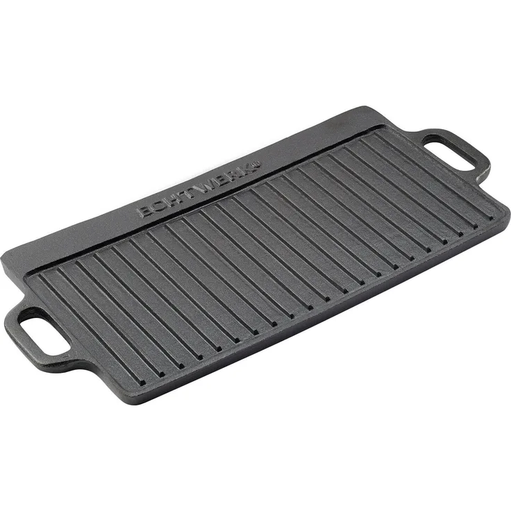 Echtwerk Grillplatte, Gusseisen, 50,5 x 23 x 1,5 cm