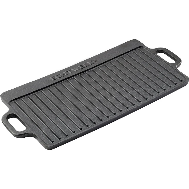 Echtwerk Grillplatte, Gusseisen, 50,5 x 23 x 1,5 cm