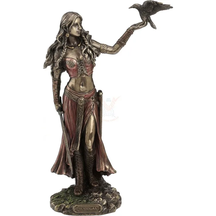 Morrigan keltische Göttin der Geburt der Schlacht und dem Tod Skulptur Figur
