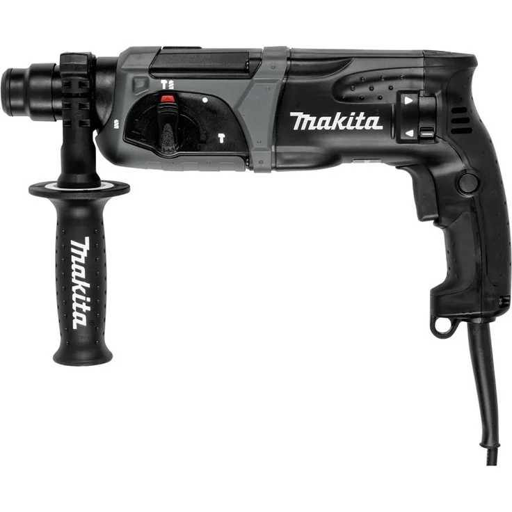 Makita HR2470BX40 Kombi-Hammer (inklusiv SDS-PLUS Bohrer-Set im Transportkoffer, 780 W, 230 V) – Bild 2