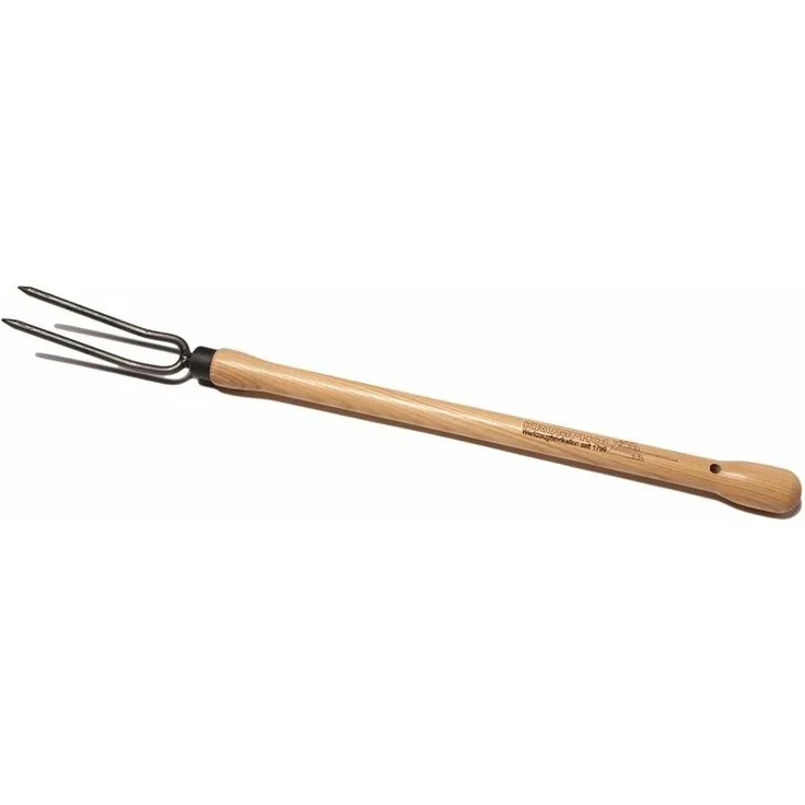 Krumpholz Rosen-Handgabel geschmiedet mit Eschen-Knopf-Stiel 48 cm