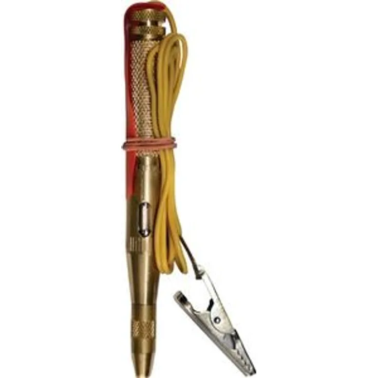 H+H Werkzeug 4598A Schwachstromprüfer Autolichtprüfer-Prüflampe 6-24V 125 mm Made in Germany