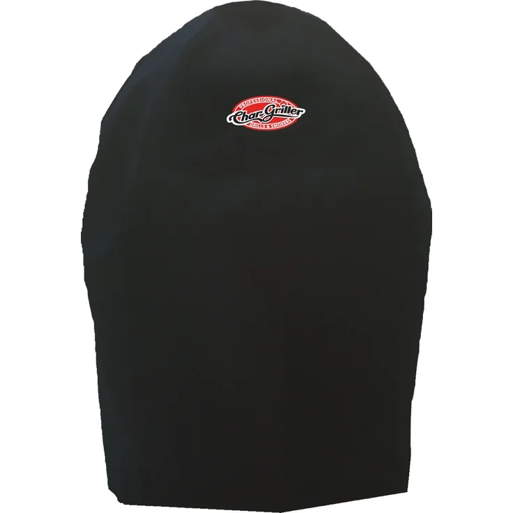 Char-Griller Char-6755 Grillabdeckung, schwarz, wetterfest, Polyester, für AKORN Kamado