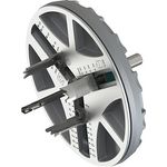 wolfcraft Lochsäge 5978000 – Verstellbarer Universal-Kreisschneider für den Akkuschrauber und die Bohrmaschine – Für Gipsplatten und Holz – Stufenlos einstellbar von ø 45-130mm