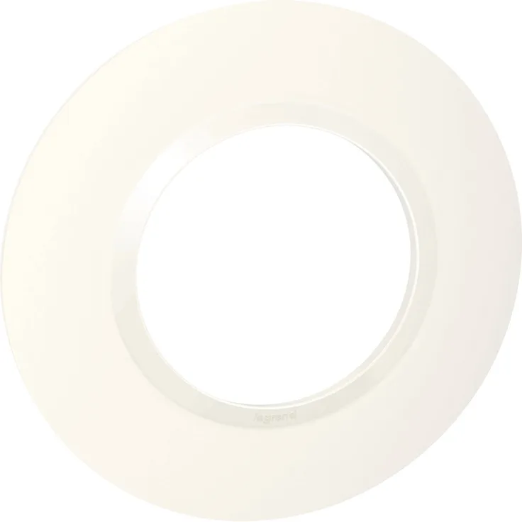 Legrand LEG600980 1P Deco BLC Türschild Dooxie rund 1 Post, Weiß