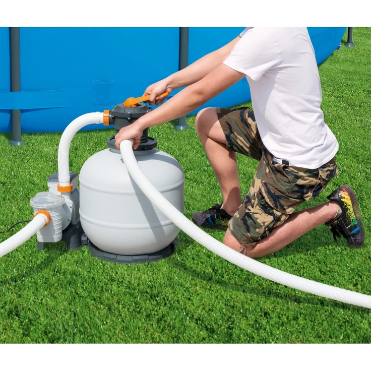 Bestway Flowclear Sandfilteranlage mit Zeitschaltuhr 8.327 l-h – Bild 5