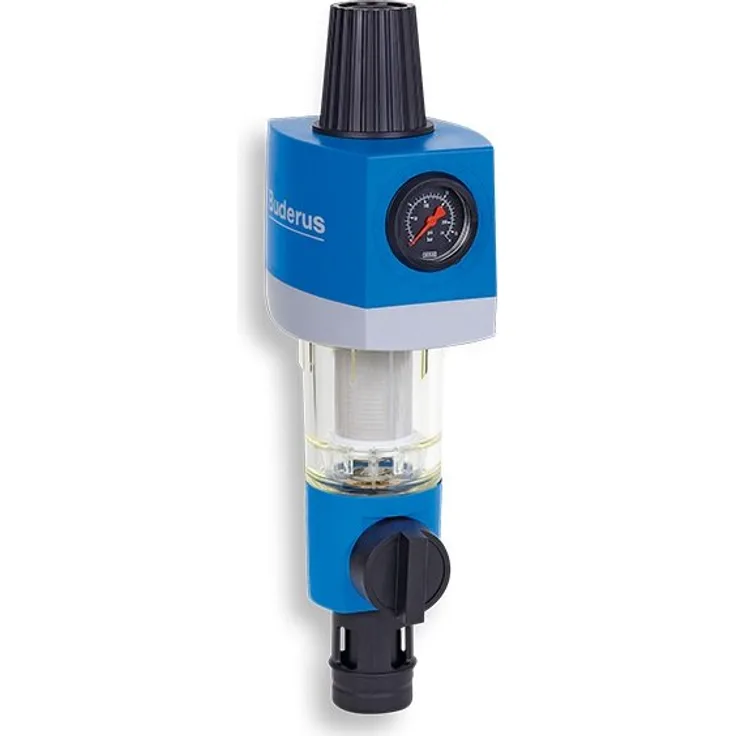 Buderus Logafix Rückspülfilter mit Druckminderer Wasserfilter Hauswasserstati... 1 Zoll - Buderus