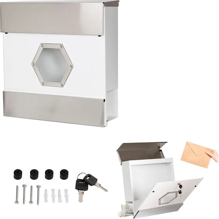 Mucola Briefkasten Weiß