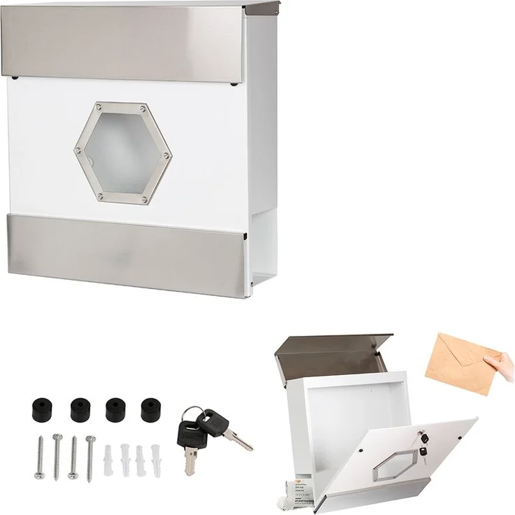 Mucola Briefkasten Weiß