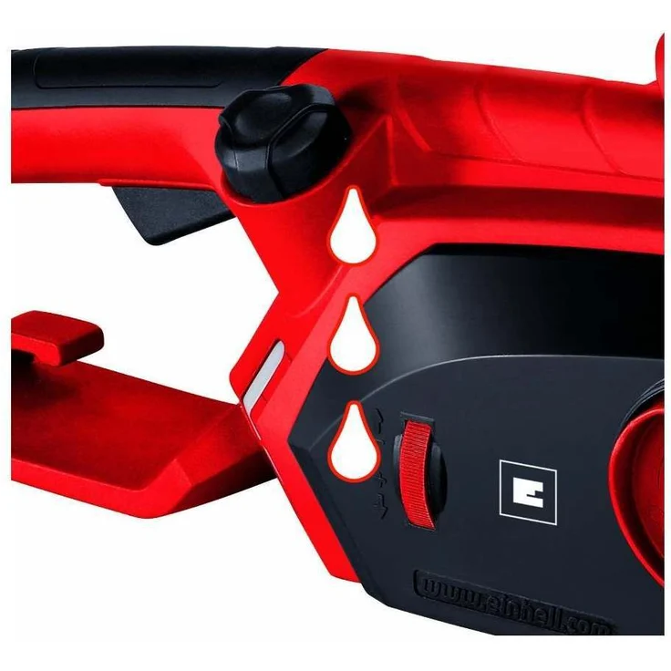 Einhell Elektro Kettensäge GH-EC 2040 - 2000 Watt, 375 mm Schnittlänge, Oregon Kette und Qualitätsschwert, Rückschlagschutz und Kettenfangbolzen – Bild 4