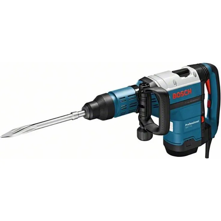 Bosch Professional Schlaghammer GSH 7 VC (inkl. Zusatzhandgriff, Spitzmeißel, Fetttube, im Koffer)