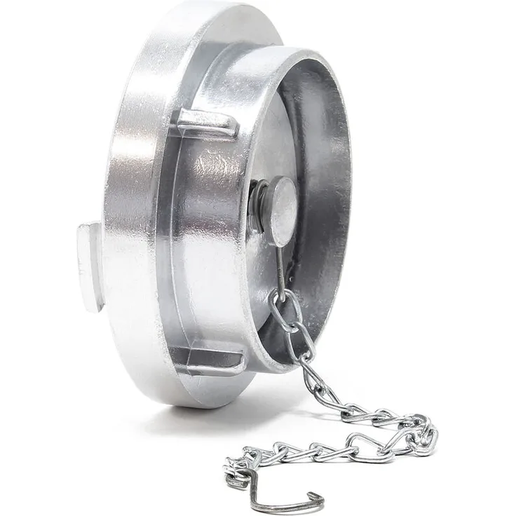 Storz Blindkupplung B 75 mm mit Kette aus Alu 3 Zoll