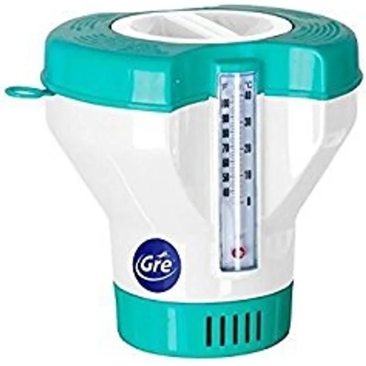 GRE DCT20 - Dosierschwimmer mit Pool-Thermometer für 20 g Tabletten