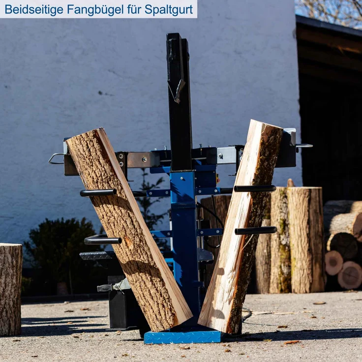 Scheppach Compact 8T Holzspalter stehend | 7,95 Tonnen Spaltkraft 400V 3500W | Holzlänge 1070mm / max. Ø 350mm | schwenkbarer Tisch | Hartholz & Weichholz - mit Fahrvorrichtung – Bild 6