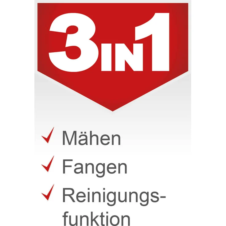 Scheppach Rasenmäher RM420 3in1 - 3,4PS | Schnittbreite 420mm | 45L Fangkorb | Schnitthöhenverstellung 25 - 75 mm | inkl. Motoröl – Bild 2