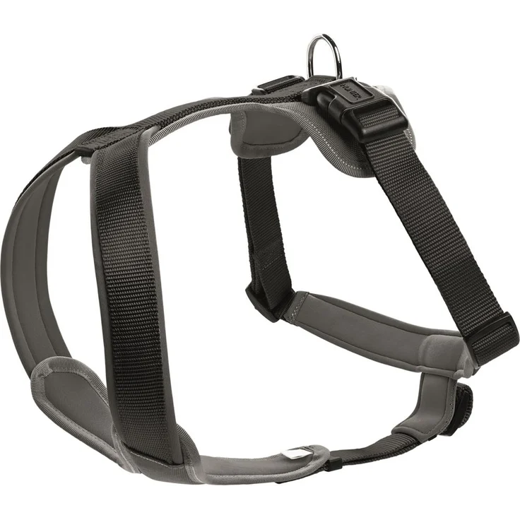 Hunter Hunde-Geschirr Neopren schwarz-grau M 2 – Bild 1