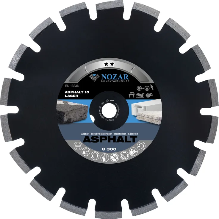 Nozar Diamant-Trennscheibe Laser Asphalt 10
