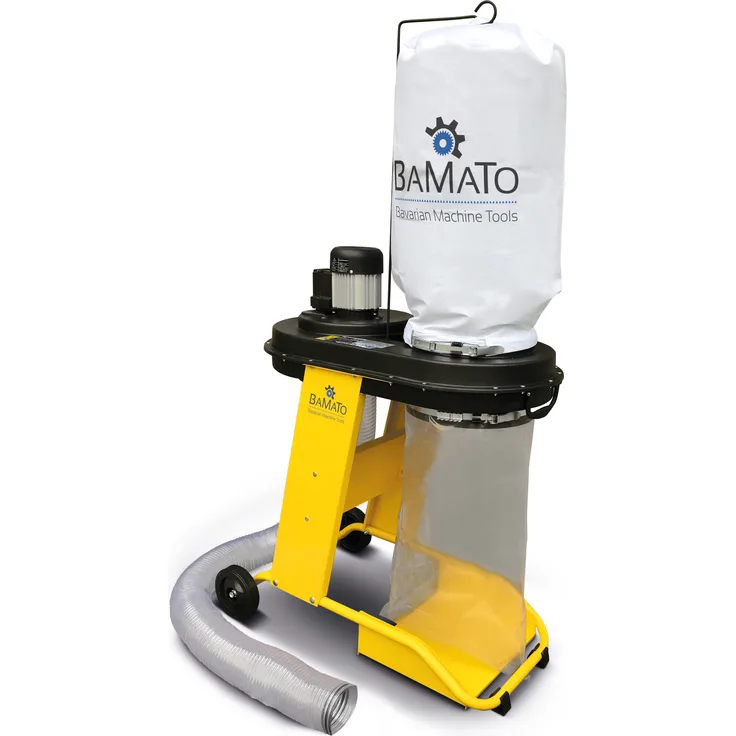 BAMATO Absauganlage AB-550 inkl. Adapter Set und 5 Spänesäcke