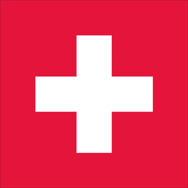 Flagge Schweiz quadratisch 160 g/m² ca. 100 x 100 cm