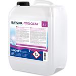 1 x 5 Liter BAYZID Poolclear - Trübungsbeseitigung für Pool-Filter mit Kartuschen & Filterballs