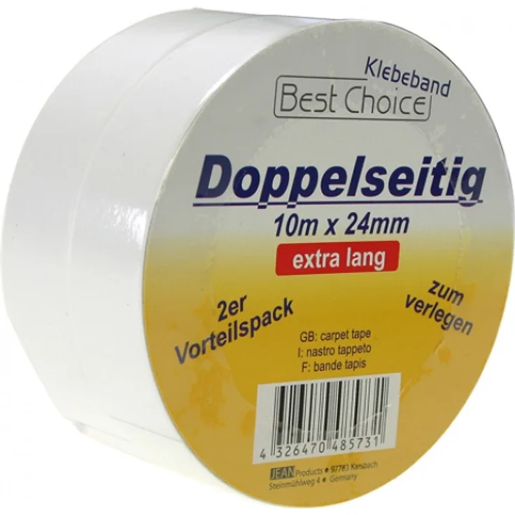 Klebeband Teppichklebeband 2er je 10m x24mm
