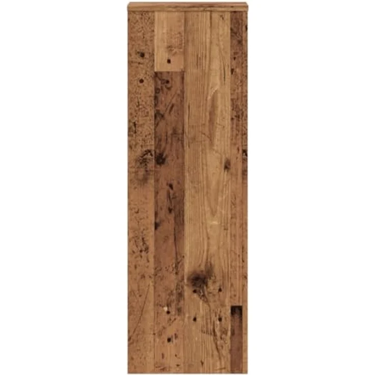 vidaXL Blumenständer Pflanzenständer 2 Stk Altholz-Optik 33x33x100 cm - Stabile Oberplatte & Zeitloses Design – Bild 4