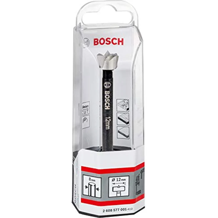 Bosch Accessories 2608577001 Forstnerbohrer 12 mm, Präzisionsbohrer mit zahnförmigem Design für splitterfreies Bohren in Holz – Bild 2
