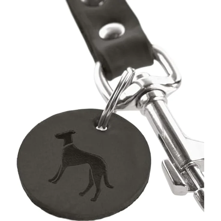 Hunter Tierbedarf Hundeleine Führleine Aalborg steingrau, aus robustem Softvollrindleder – Bild 2