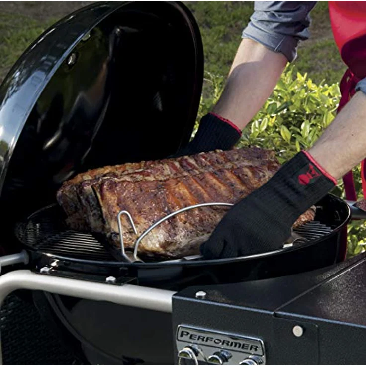 Weber 6727 Style Barbecue Grilling Rack, Sparerib Halter – Bild 8