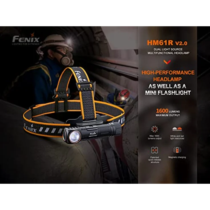 FENIX HM61R v2.0 1600 Lumen wiederaufladbare Stirnlampe – Bild 2