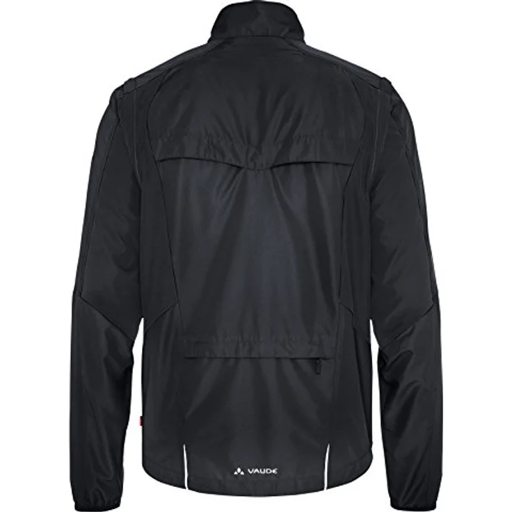 Vaude Dundee Classic, Herren Velojacke mit abzippbaren Ärmeln, winddicht, Schwarz, 3XL – Bild 4