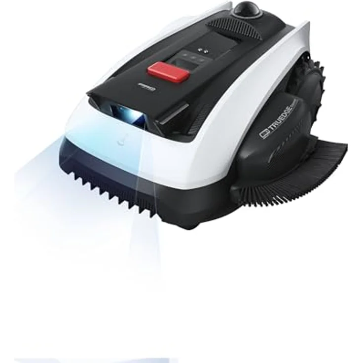 ECOVACS Mähroboter GOAT O1200 LiDAR PRO, vollautomatischer TruEdge Trimmer mit AIVI 3D Hinderniserkennung, Dual-LiDAR Navigation und IPX6 Wasserschutz, white-black One Size – Bild 2