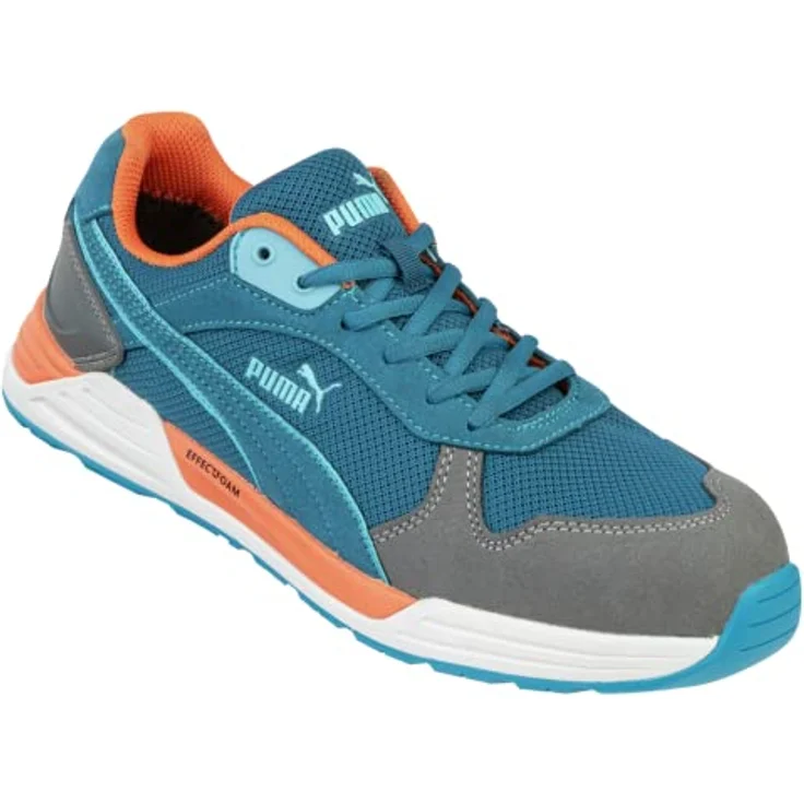 Puma Sicherheitsschuhe Frontside S1P, Halbschuh mit EFFECT.FOAM Dämpfung, Größe 41, ESD-konform, Mikrofaser-Obermaterial – Bild 1