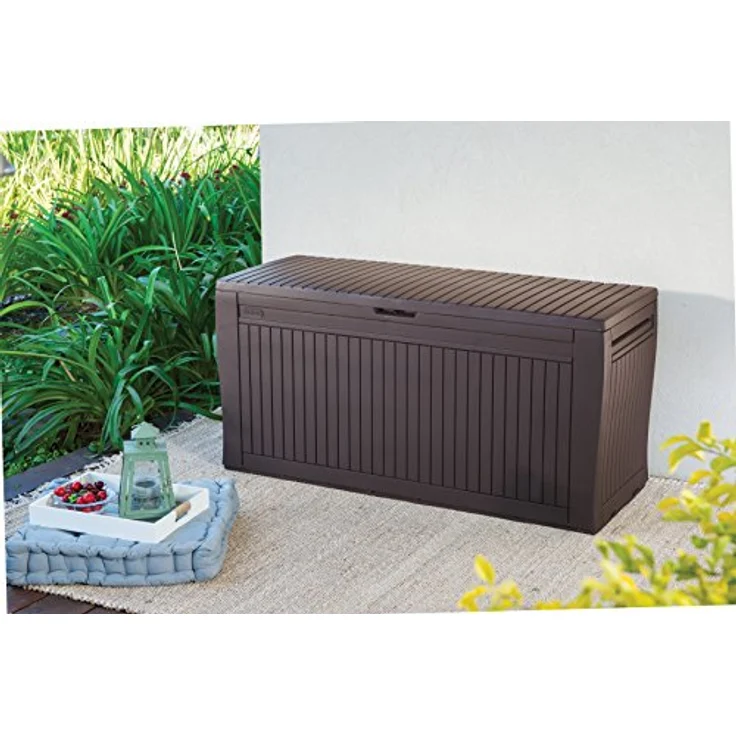 Keter 231317 Comfy Box, Braun, 116.7 x 44.7 x 57 cm – Bild 2