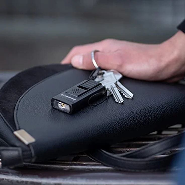 Ledlenser K6R Safety wiederaufladbare Mini Taschenlampe grau-schwarz Die kompakt – Bild 9